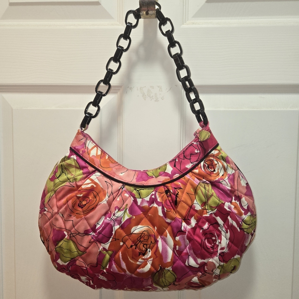 Vera Bradley Vintage Silk Rose shoulder bag NWOT **RARE**